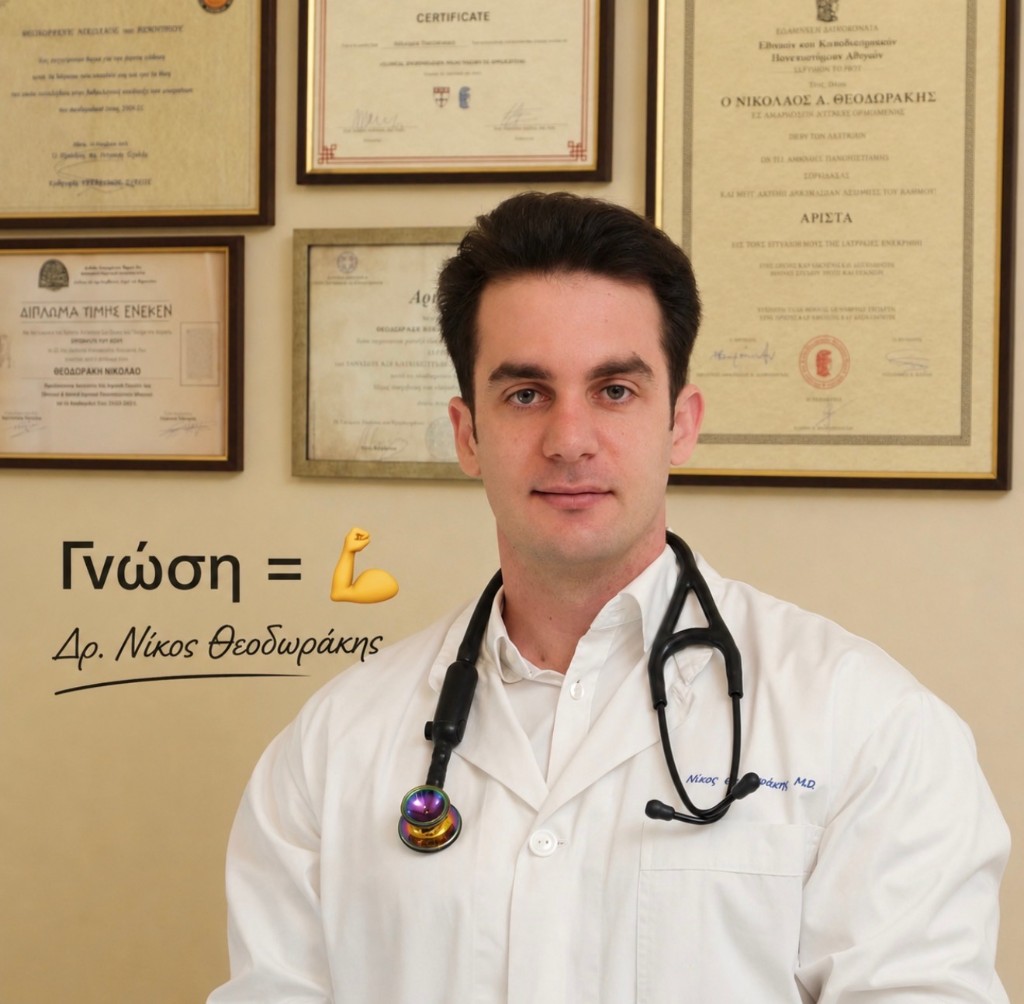 Δρ. Νικόλαος Θεοδωράκης M.D. — Γιατρός, συντονιστής της ομάδας
